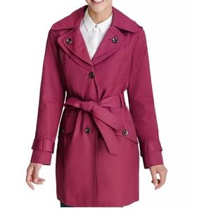 London Fog Rain - Trench Coat in Pink